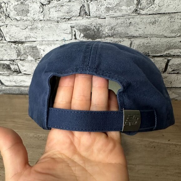 NWT New Balance Unisex Embroidered N Logo Baseball Hat Size One Size (Navy) - Picture 11 of 11